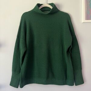 Forest Green Turtleneck Sweater